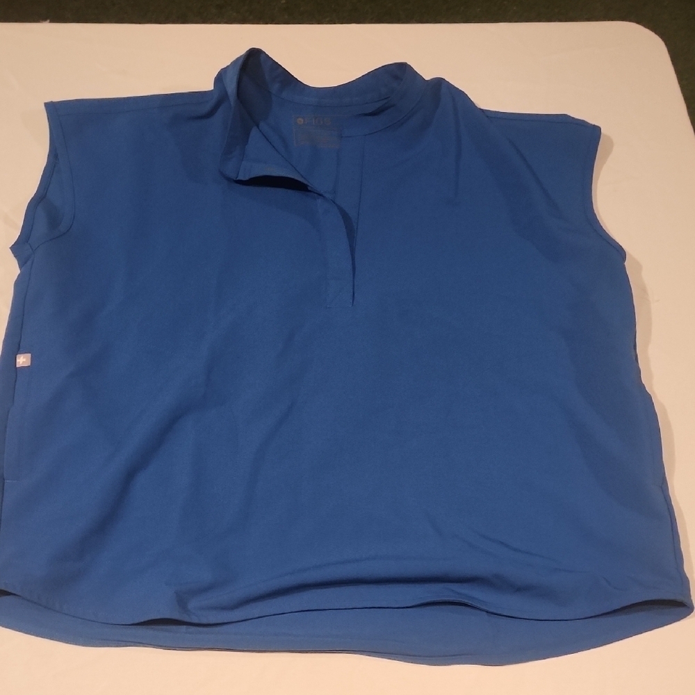 Digs Blue Sleeveless Top